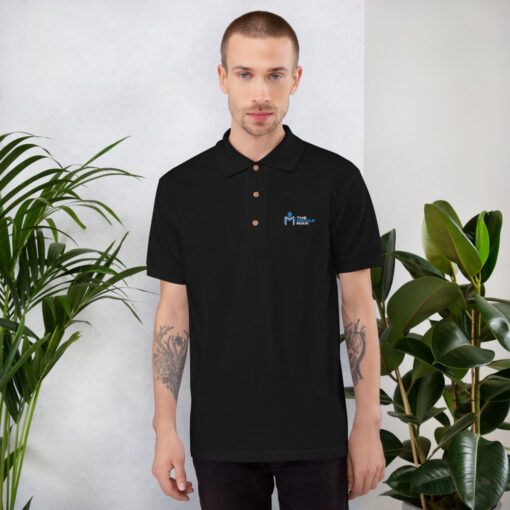 Middle Man Embroidered Polo Shirt - Image 3