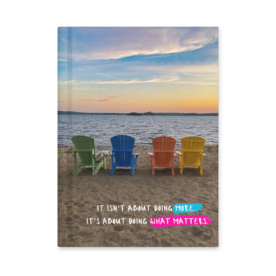 Live Creatively Hardcover journal - Agimak Beach, Ontario